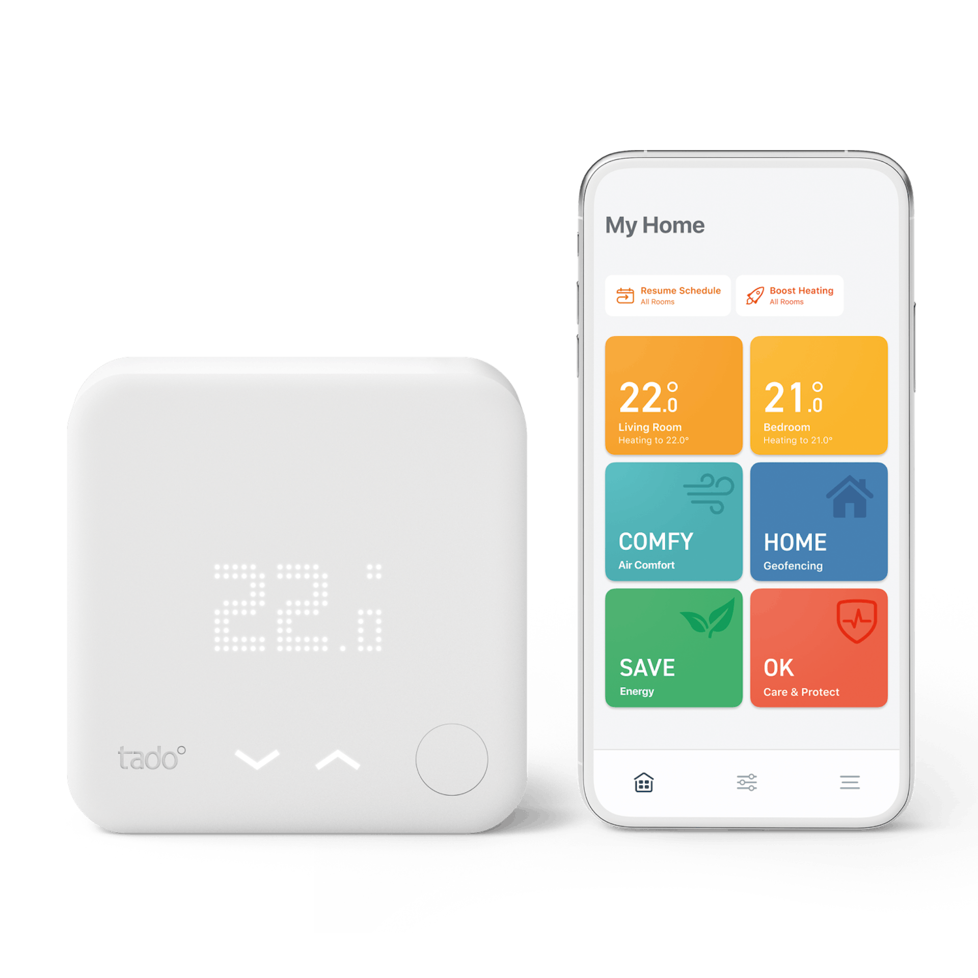 tado° – Smartes Thermostat Startpaket (mit Kabel) V3+
